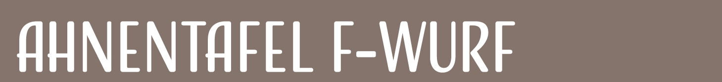 Ahnentafel des F-Wurfs