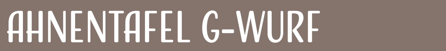 Ahnentafel des F-Wurfs